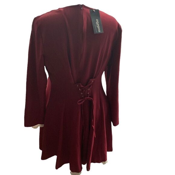 ZEAGOO Women’s Red ( Maroon) Dress, Size XXL New With Tags - Picture 3 of 12